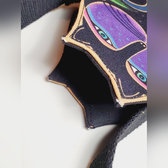 Laurel Burch Cutout Blossoming Feline Cat Shoulder Tote Bag - Picture 9 of 9